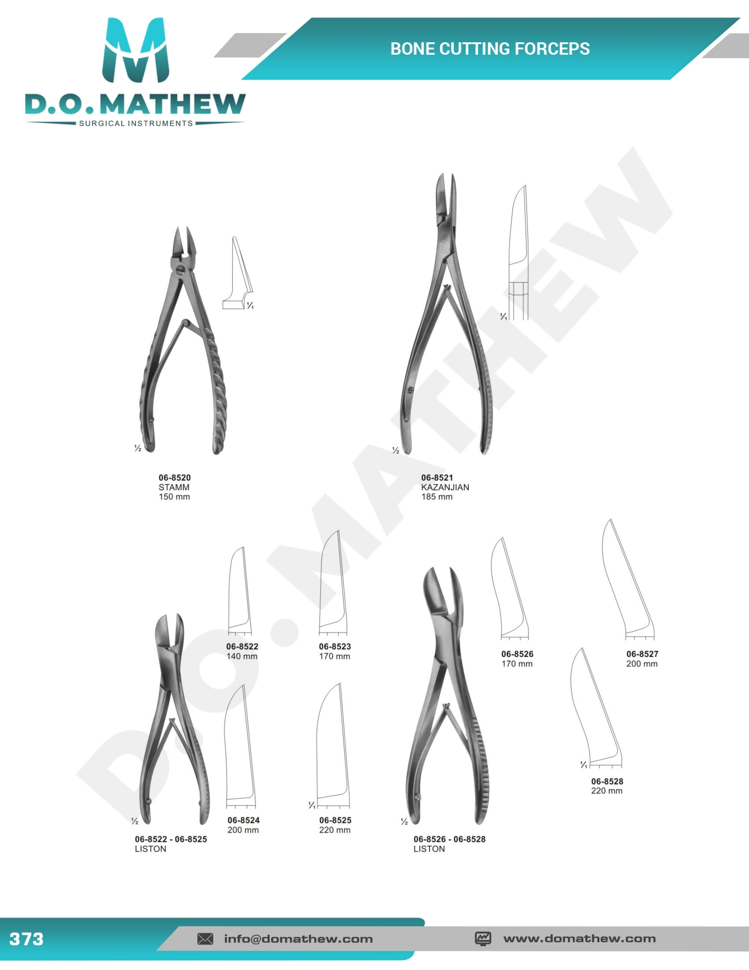  Bone Cutting Forceps